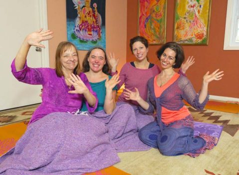 Gentle Heart Yoga and Wellness studio with women after completing Women's Yoga Circle