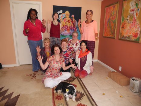 Radiant Inner Goddess Women's Yoga Circle with Goddess Lakshmi